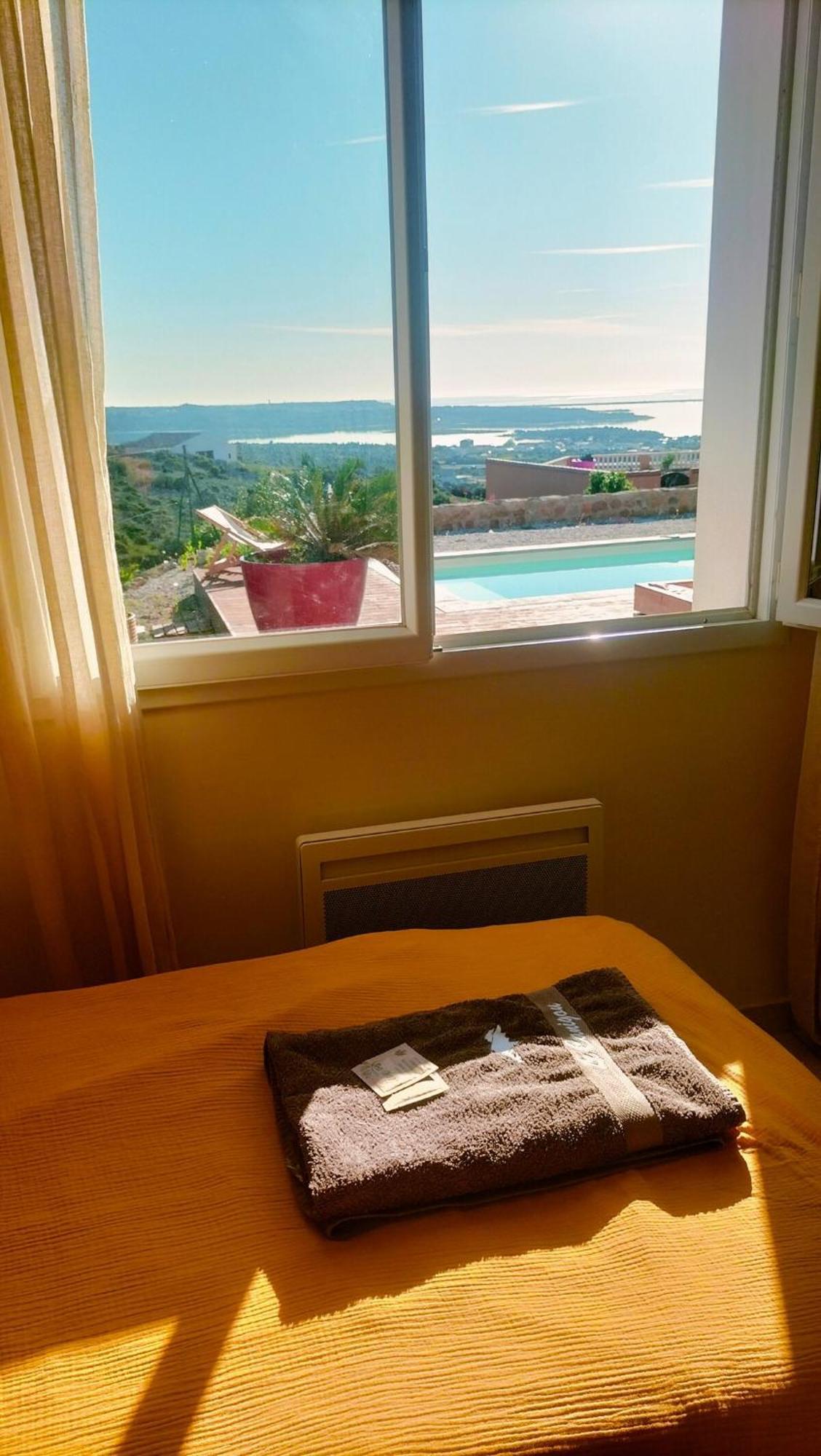Maison Avec Vue Sur La Mer Et Avec Piscine A Fitou Exterior foto